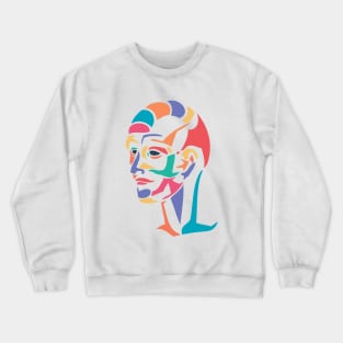 Abstract head Crewneck Sweatshirt